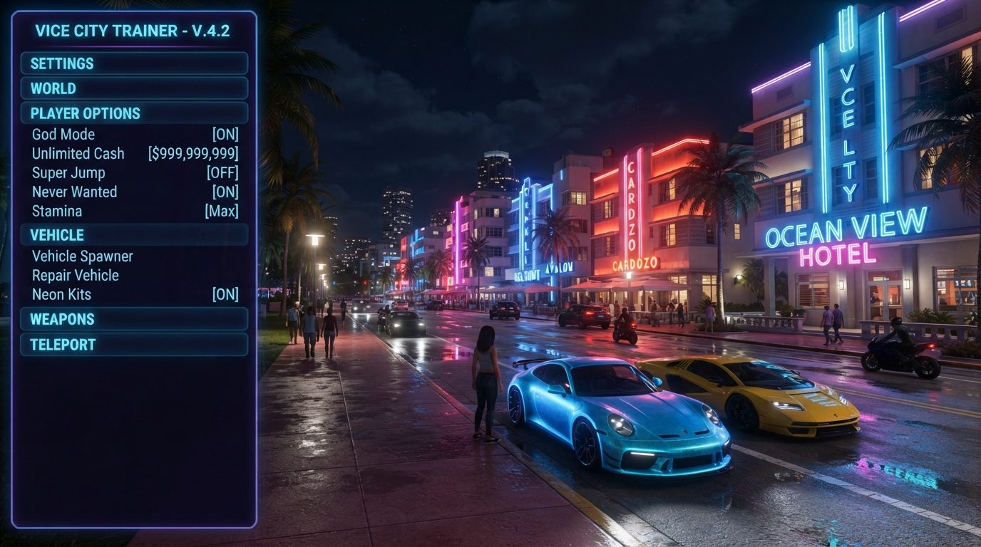 GTA 6 All In One Mod Menu Trainer Showcase